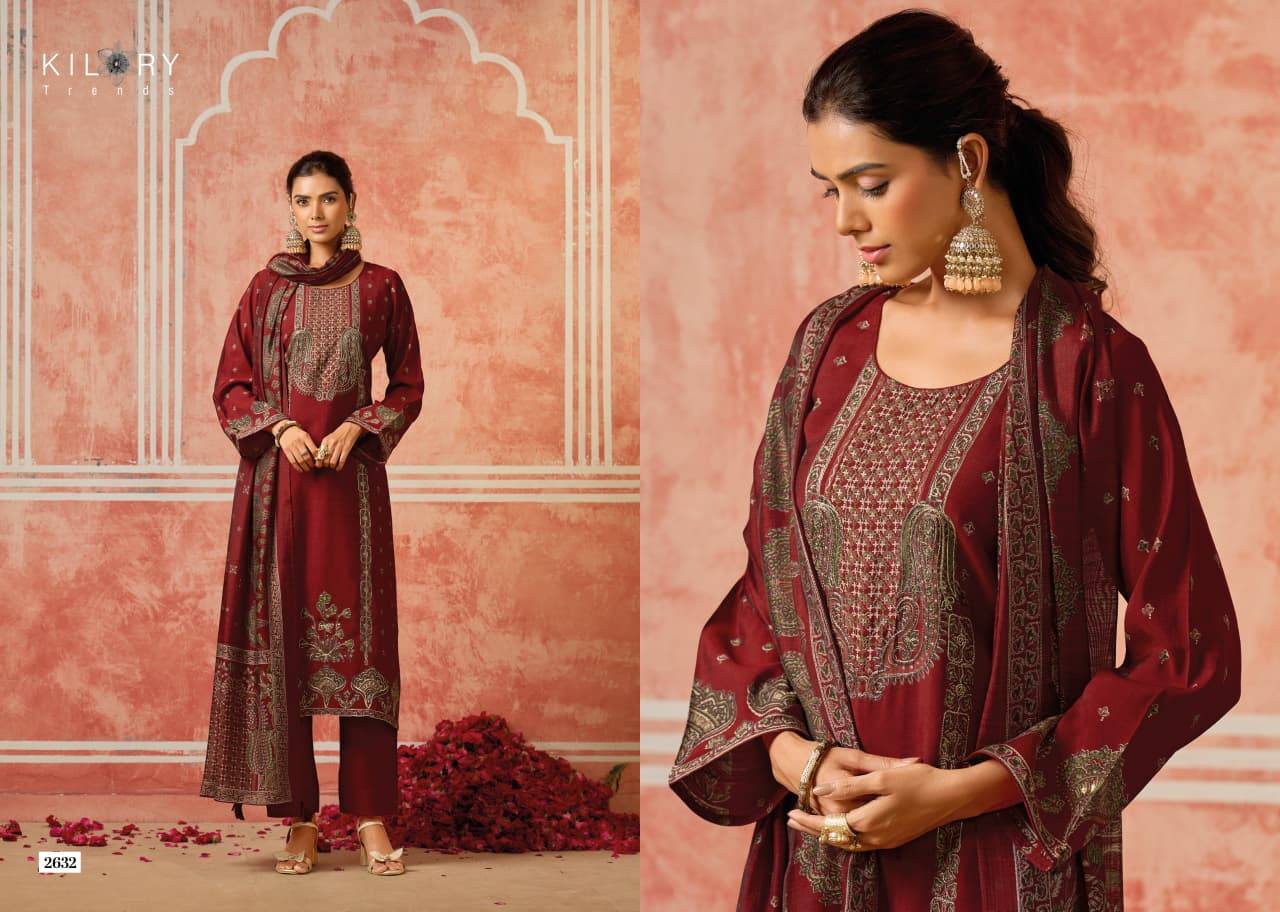 DAINAA By KILORY TRENDS 2631 To 2636 Series Stylish Beautiful Colourful PURE MUSLIN Dresses At Wholesale Price